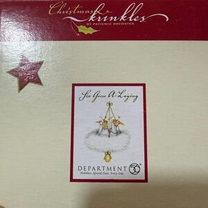 Krinkles Dept. 56 Six Geese A Laying Ornament